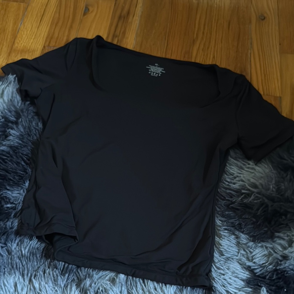 Amazon Black Fitted Short Sleeve T-Shirt